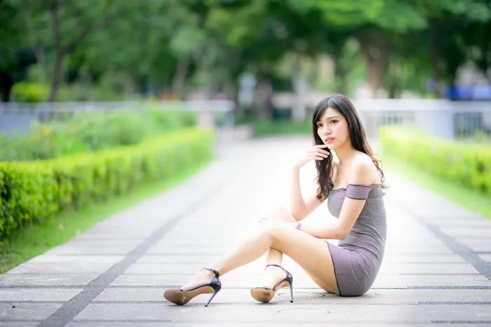 [Mzsock] NO.045 Bao Stockings and High Heels Beautiful Legs Outdoor Shot street photography#[79P]-76