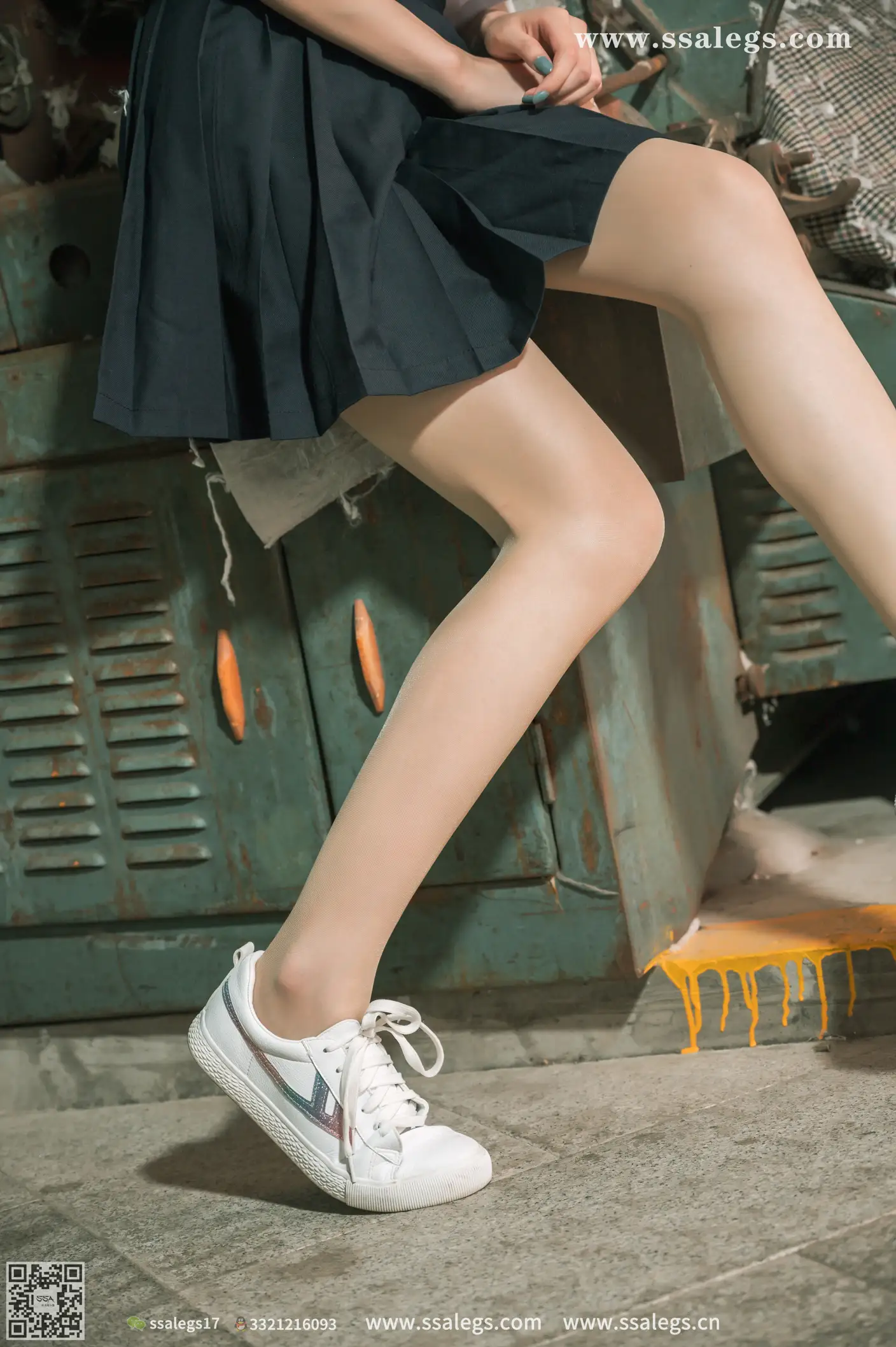 [Mzsock] NO.422 Manman white jk uniform flesh photo (Part 2) silk club#[124P]-2